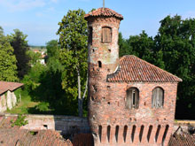Plbano Vercellese (VC) - Castello, fotografica da drone