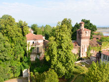 Albano Vercellese (VC) - Castello fotografica da drone