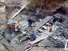 Recupero strutture in legno di epoca romana