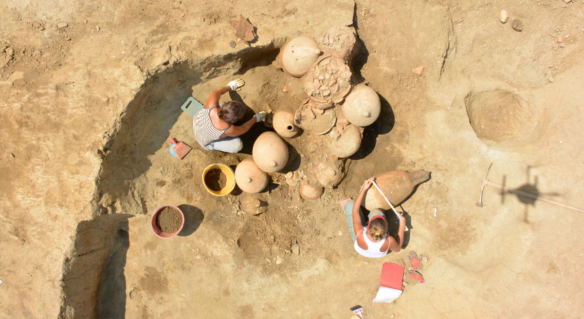 Scavo archeologico documentato da F.T. Studio