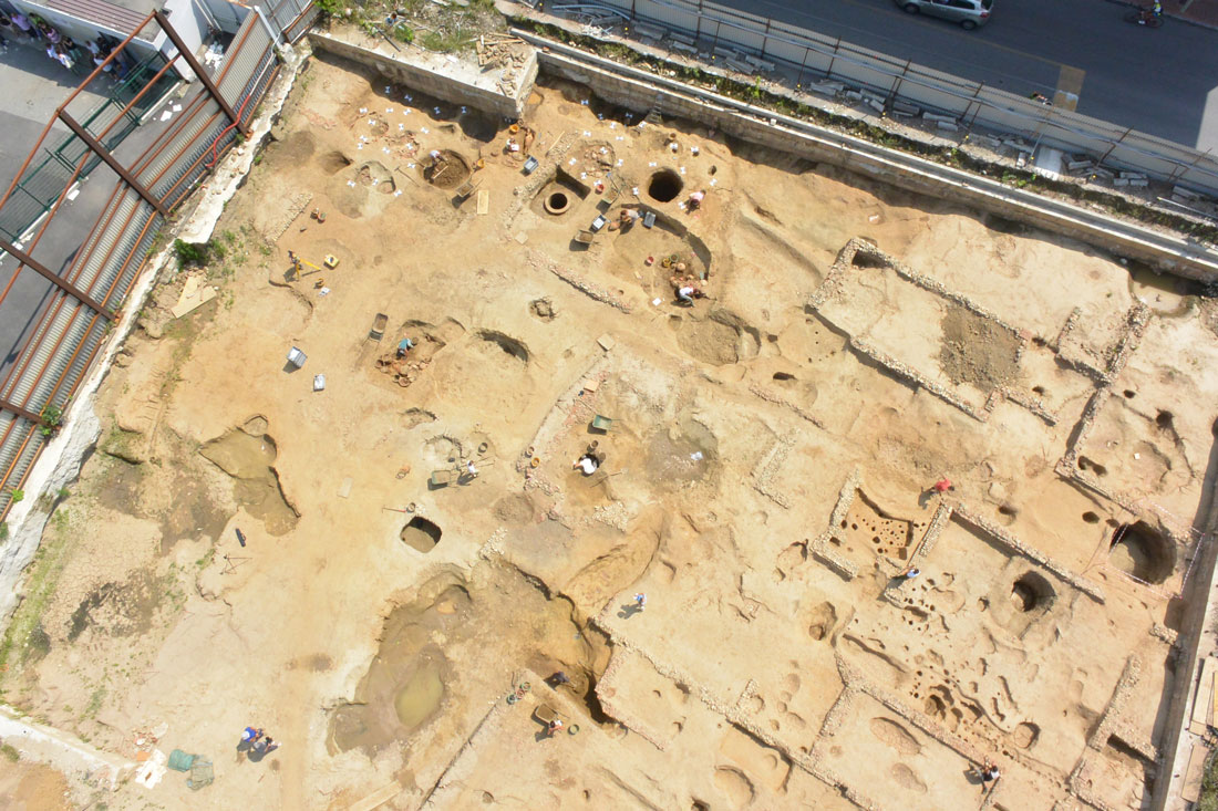 Dettaglio di documentazione archeologica